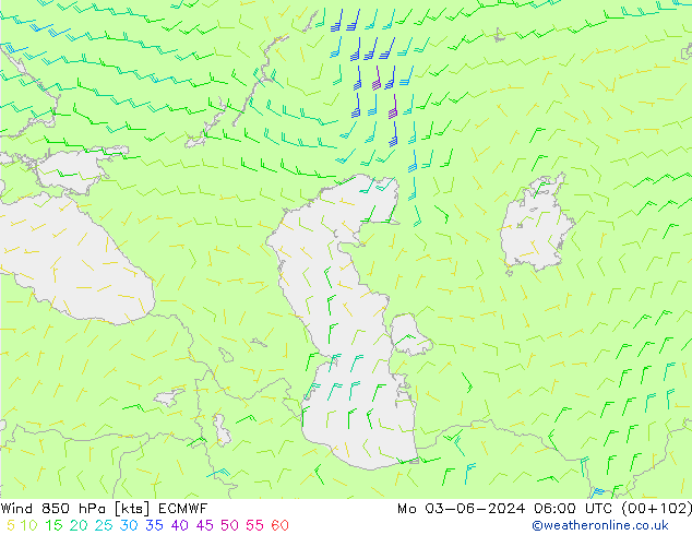  850 hPa ECMWF  03.06.2024 06 UTC