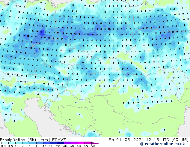 Z500/Regen(+SLP)/Z850 ECMWF za 01.06.2024 18 UTC