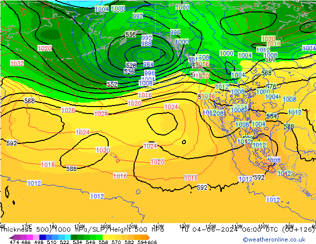 Thck 500-1000hPa ECMWF Ter 04.06.2024 06 UTC