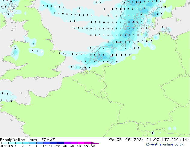 opad ECMWF śro. 05.06.2024 00 UTC