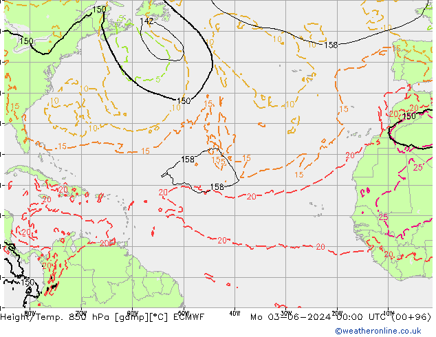 Z500/Regen(+SLP)/Z850 ECMWF ma 03.06.2024 00 UTC