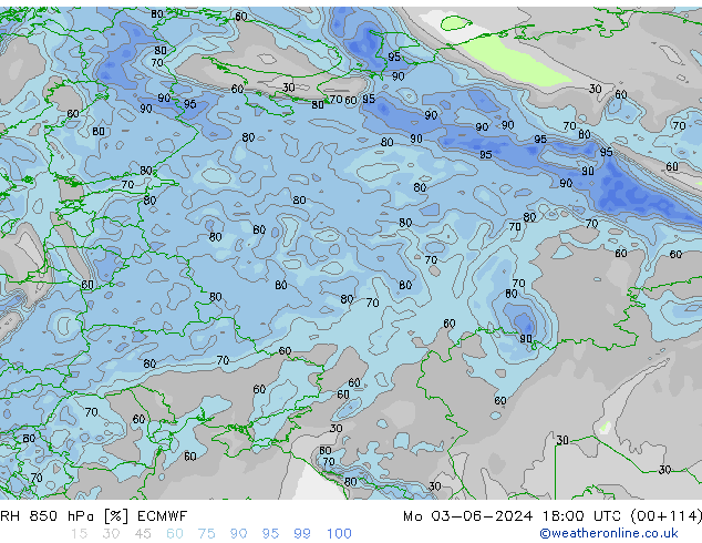 RV 850 hPa ECMWF ma 03.06.2024 18 UTC