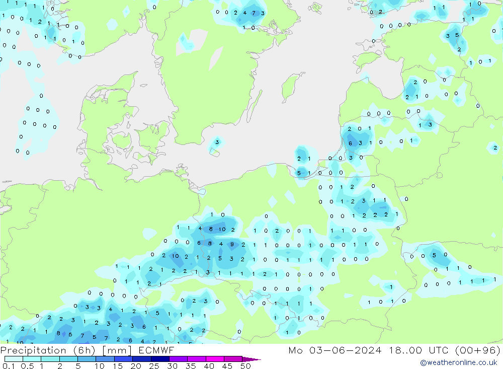 Z500/Rain (+SLP)/Z850 ECMWF  03.06.2024 00 UTC