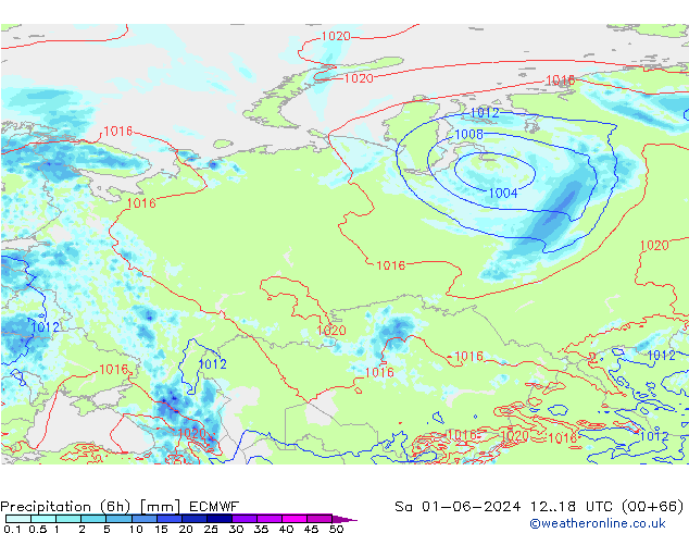 Z500/Rain (+SLP)/Z850 ECMWF So 01.06.2024 18 UTC