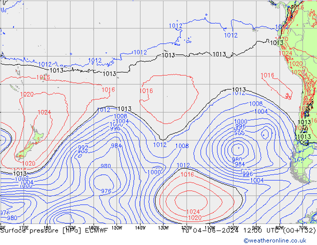 pression de l'air ECMWF mar 04.06.2024 12 UTC