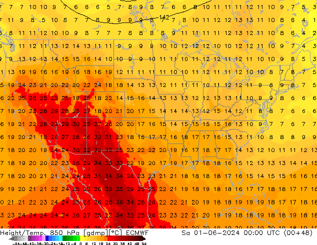 Z500/Rain (+SLP)/Z850 ECMWF Sa 01.06.2024 00 UTC