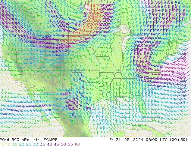  500 hPa ECMWF  31.05.2024 06 UTC