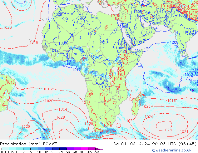 Precipitación ECMWF sáb 01.06.2024 03 UTC