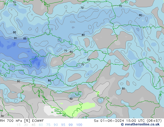 RV 700 hPa ECMWF za 01.06.2024 15 UTC