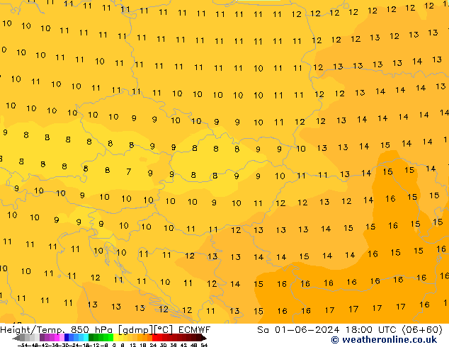 Z500/Rain (+SLP)/Z850 ECMWF sab 01.06.2024 18 UTC