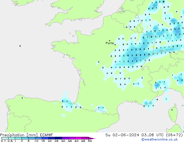 opad ECMWF nie. 02.06.2024 06 UTC