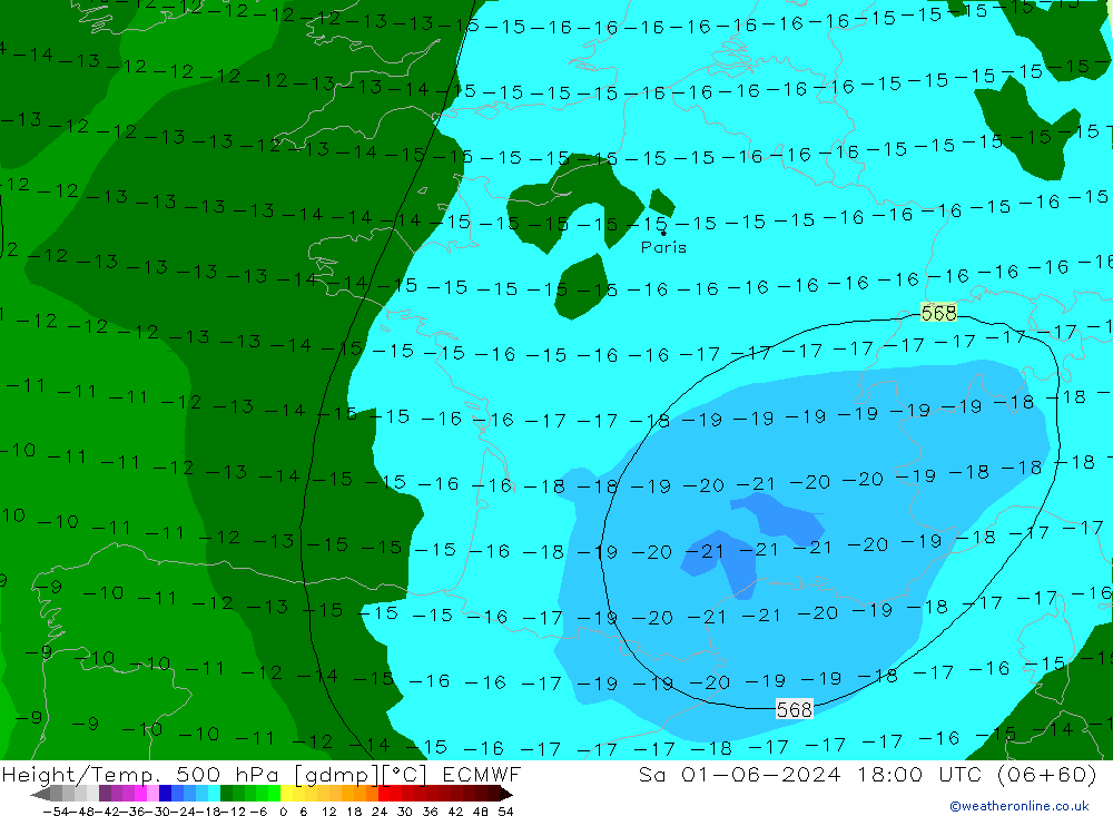 Z500/Rain (+SLP)/Z850 ECMWF sáb 01.06.2024 18 UTC