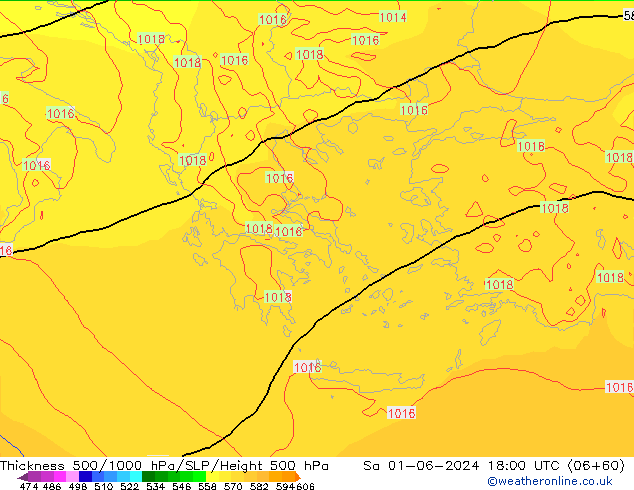 Thck 500-1000hPa ECMWF sam 01.06.2024 18 UTC