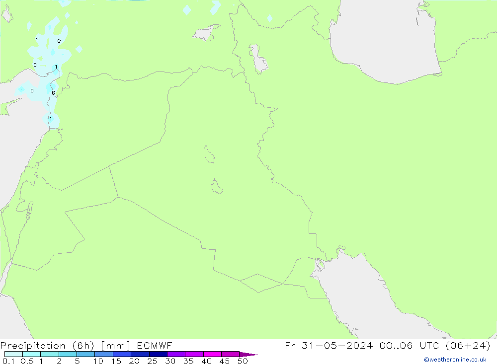 Z500/Rain (+SLP)/Z850 ECMWF Pá 31.05.2024 06 UTC