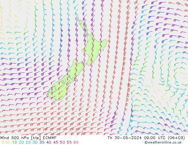  500 hPa ECMWF  30.05.2024 09 UTC