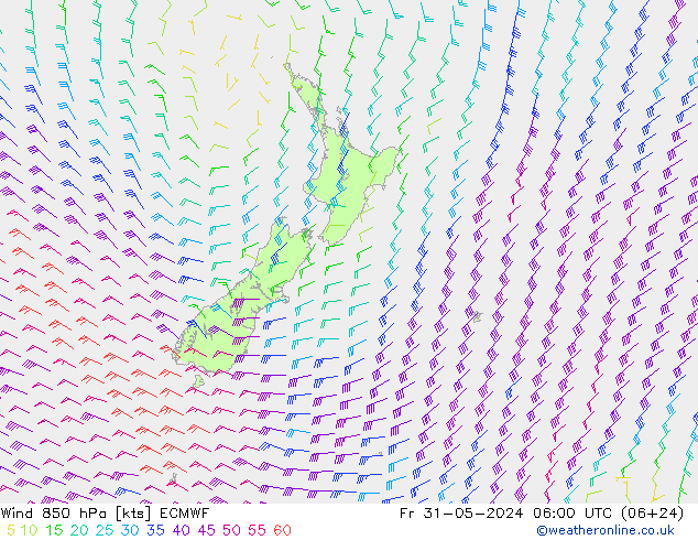 Wind 850 hPa ECMWF vr 31.05.2024 06 UTC