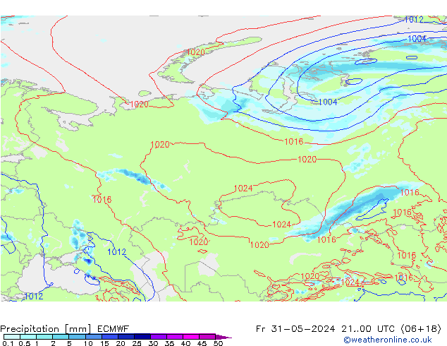 Yağış ECMWF Cu 31.05.2024 00 UTC