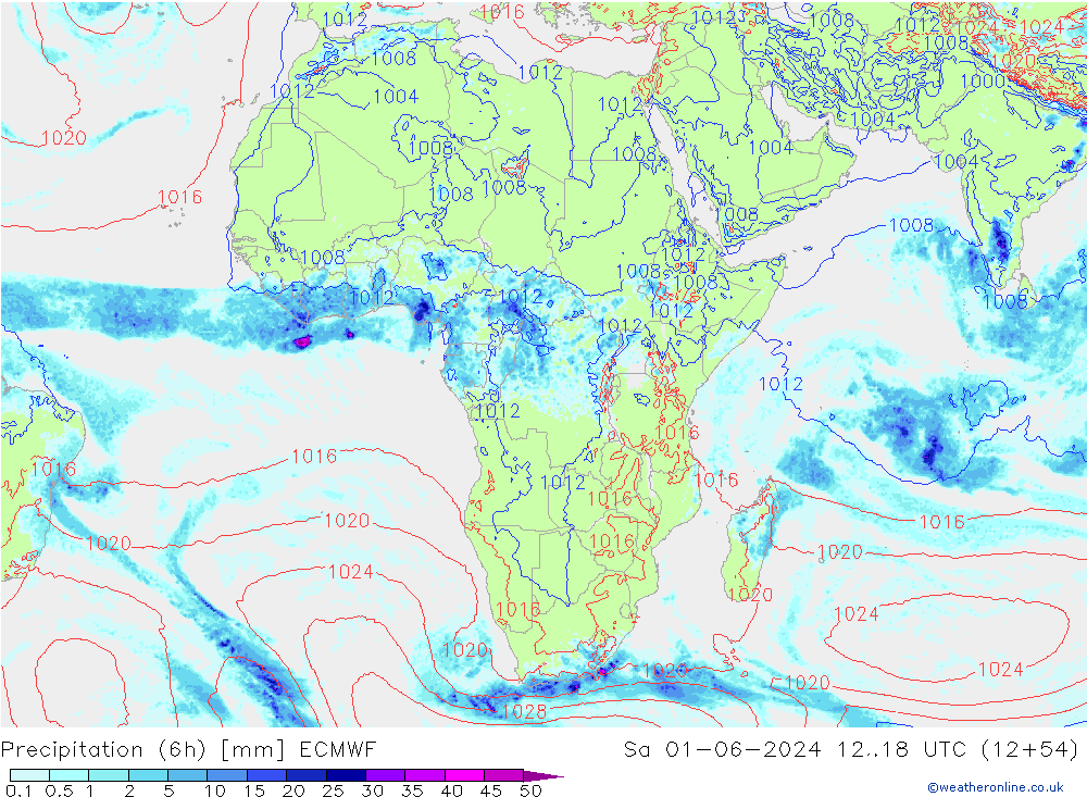 Z500/Rain (+SLP)/Z850 ECMWF so. 01.06.2024 18 UTC