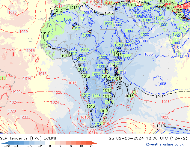 tendencja ECMWF nie. 02.06.2024 12 UTC
