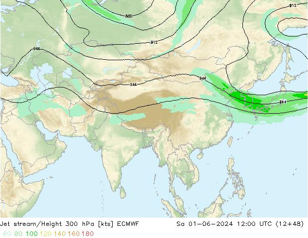 Polarjet ECMWF Sa 01.06.2024 12 UTC