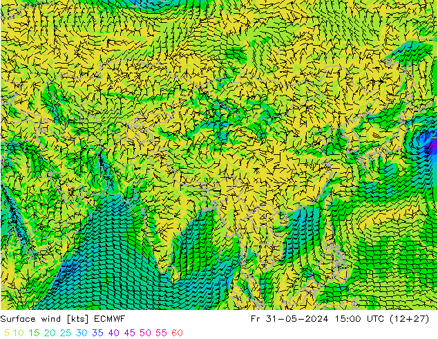  10 m ECMWF  31.05.2024 15 UTC