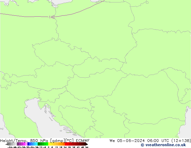 Z500/Rain (+SLP)/Z850 ECMWF ср 05.06.2024 06 UTC