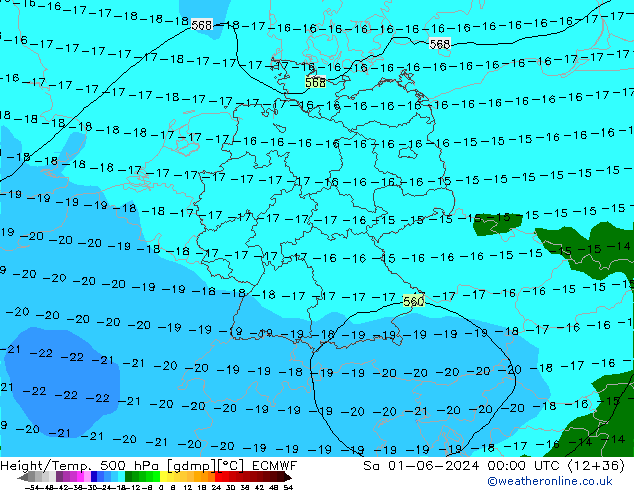 Z500/Regen(+SLP)/Z850 ECMWF za 01.06.2024 00 UTC