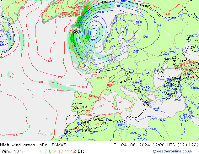 Sturmfelder ECMWF Di 04.06.2024 12 UTC