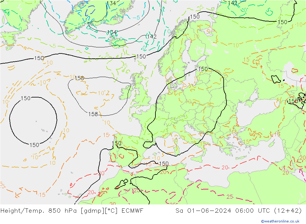 Z500/Regen(+SLP)/Z850 ECMWF za 01.06.2024 06 UTC