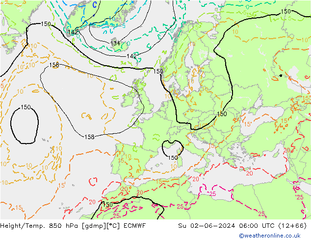 Z500/Rain (+SLP)/Z850 ECMWF Ne 02.06.2024 06 UTC