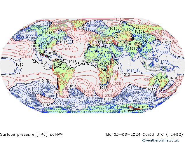 Luchtdruk (Grond) ECMWF ma 03.06.2024 06 UTC