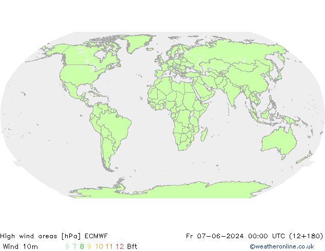 Windvelden ECMWF vr 07.06.2024 00 UTC