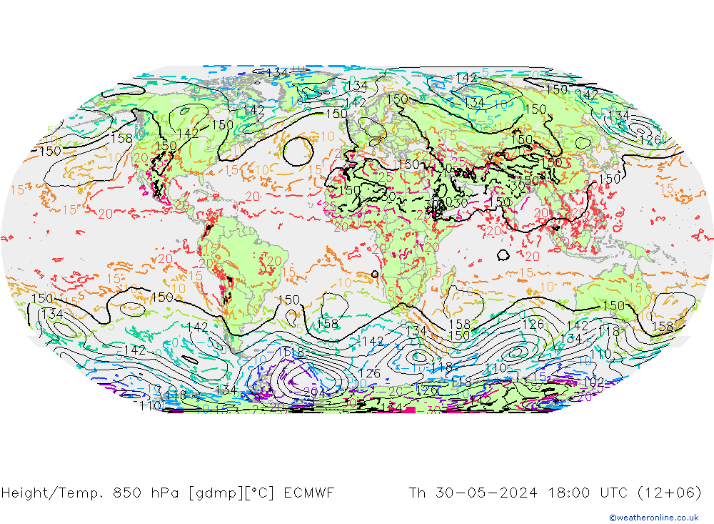 Z500/Regen(+SLP)/Z850 ECMWF do 30.05.2024 18 UTC