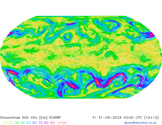  500 hPa ECMWF  31.05.2024 00 UTC