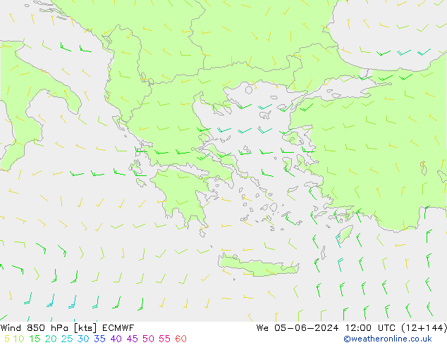 Wind 850 hPa ECMWF wo 05.06.2024 12 UTC