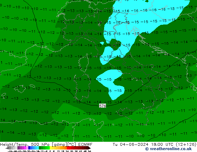 Z500/Rain (+SLP)/Z850 ECMWF  04.06.2024 18 UTC