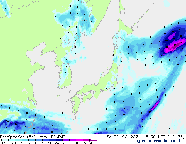 Z500/Rain (+SLP)/Z850 ECMWF sáb 01.06.2024 00 UTC