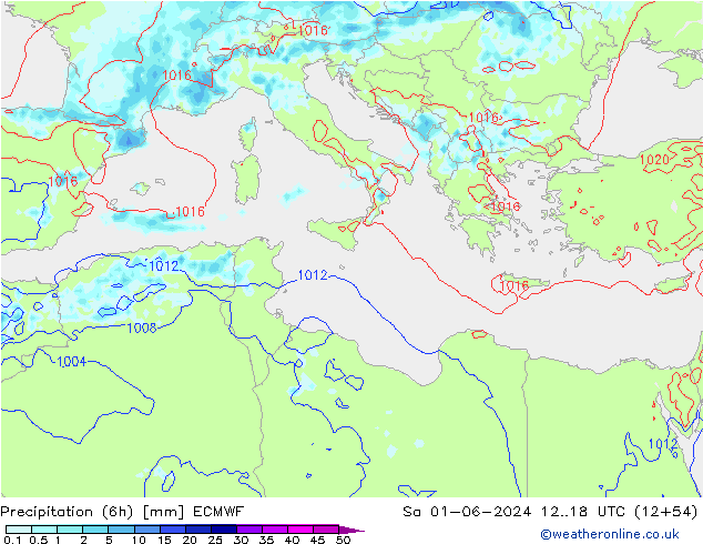 Z500/Rain (+SLP)/Z850 ECMWF Sa 01.06.2024 18 UTC