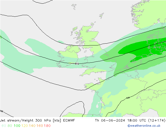 Jet Akımları ECMWF Per 06.06.2024 18 UTC