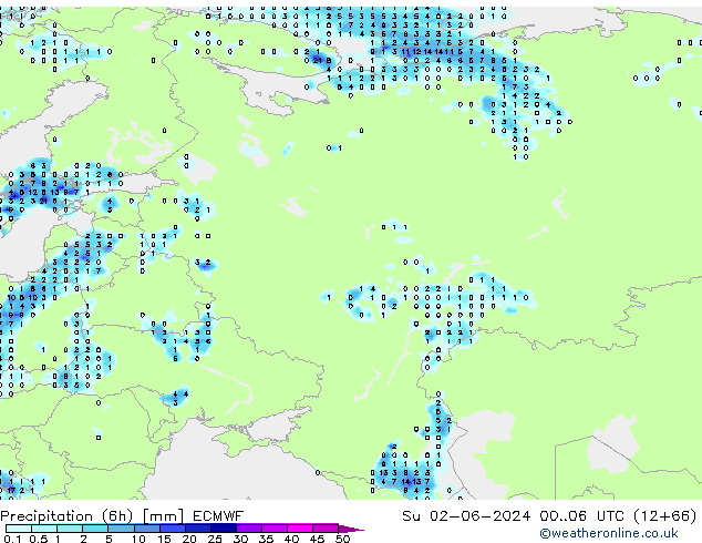 Z500/Rain (+SLP)/Z850 ECMWF Su 02.06.2024 06 UTC