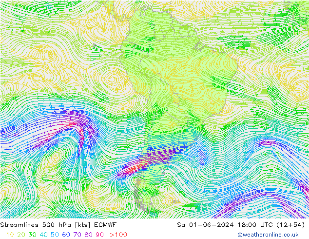  500 hPa ECMWF  01.06.2024 18 UTC