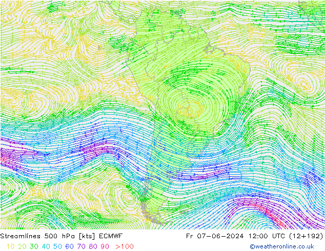  500 hPa ECMWF  07.06.2024 12 UTC