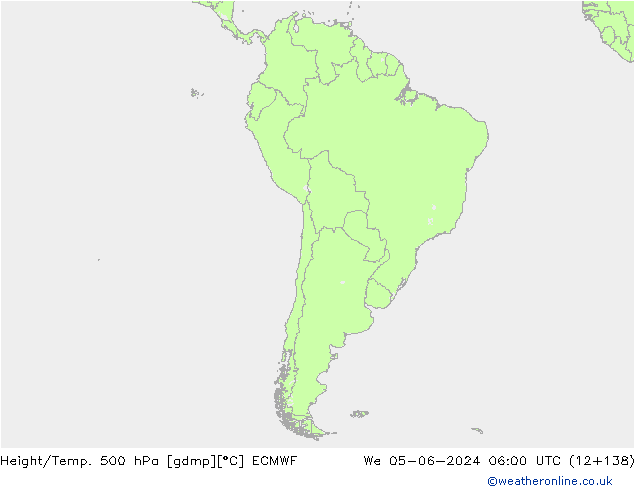 Z500/Rain (+SLP)/Z850 ECMWF ��� 05.06.2024 06 UTC