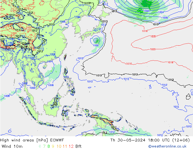 Sturmfelder ECMWF Do 30.05.2024 18 UTC