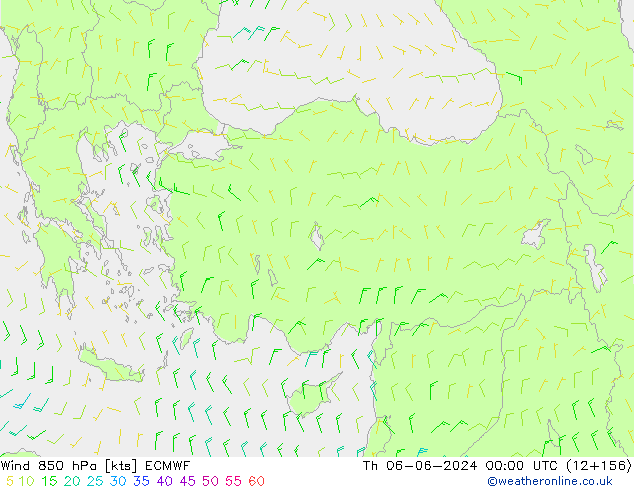  850 hPa ECMWF  06.06.2024 00 UTC