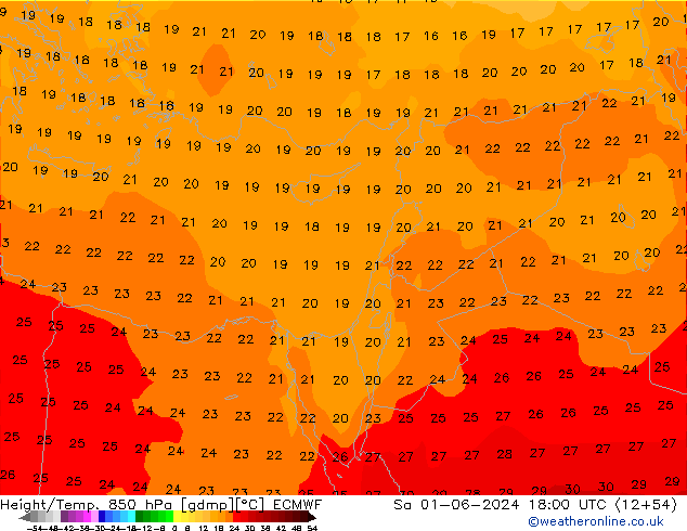 Z500/Rain (+SLP)/Z850 ECMWF сб 01.06.2024 18 UTC