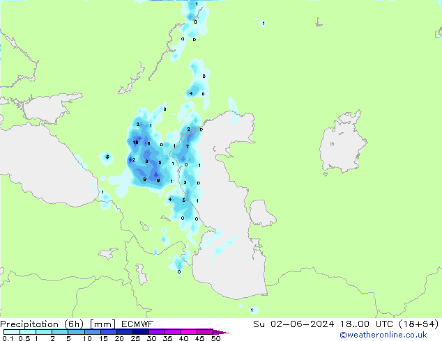 Z500/Rain (+SLP)/Z850 ECMWF Ne 02.06.2024 00 UTC