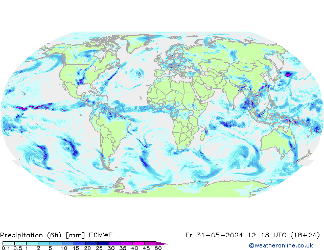 Z500/Yağmur (+YB)/Z850 ECMWF Cu 31.05.2024 18 UTC