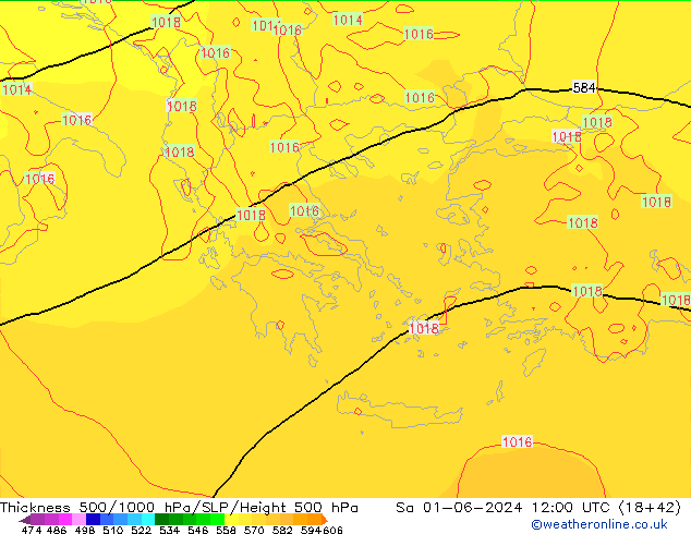 Thck 500-1000hPa ECMWF  01.06.2024 12 UTC