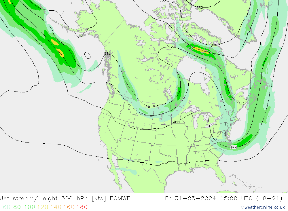 Courant-jet ECMWF ven 31.05.2024 15 UTC